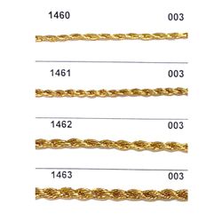 T-1460 Metallic Gold Twist Cord, ~2mm