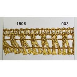 T-1506 Metallic Tassel Fringe in Gold