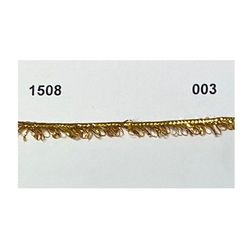 T-1508 Petit Gold Fringe Trim, 1/8