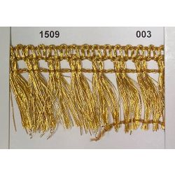 T-1509 Metallic Tassel Fringe in Gold