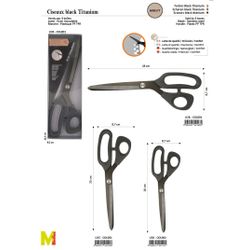 M00177 Black Titanium Scissors