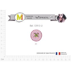 M15915 Polka-Dot Button Applique