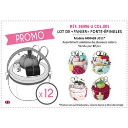 M36996 Promotional Assorted Sewing Baskets with Kit
