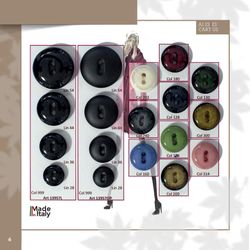 B13957 2-Hole Fashion Button