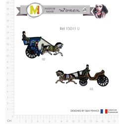 M15011 Horse & Buggy Applique