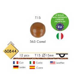 M60844 Leather Shank Button