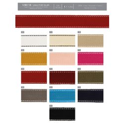 01125 100% Cotton Webbing with Stitches