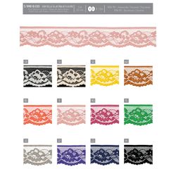 09140 Elastic Floral Lace