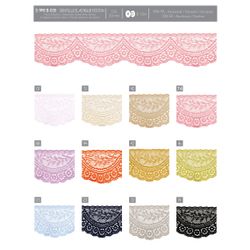 09141 Scalloped Stretch Lace, 35mm (1-3/16in)
