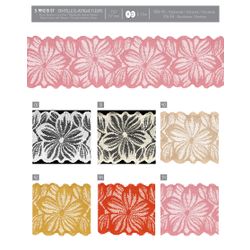 09142 Floral Elastic Lace
