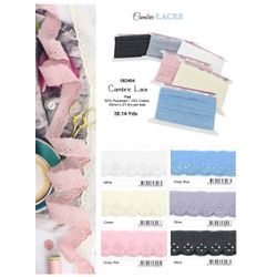E002494 Flat Eyelet Lace, 25mm