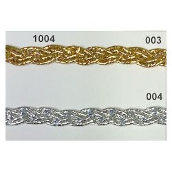 T1004 Lurex Gold/Silver Trim, 7mm