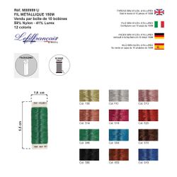 M00959 Metallic Thread 150m