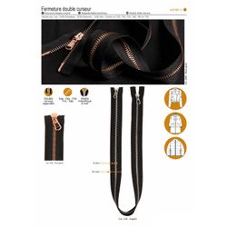 M01981 Double Slide Zipper