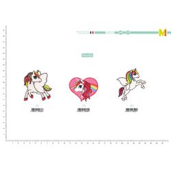 M16456 Unicorn / Pegasus Appliques