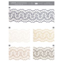 04232 Embroidered Entredeux Lace, 60mm