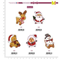 M16492 Christmas/Winter Appliques