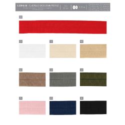 02139 Foldover Grosgrain Elastic, 30mm