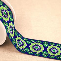 04781 Jacquard Galon with Rosettes, 50mm