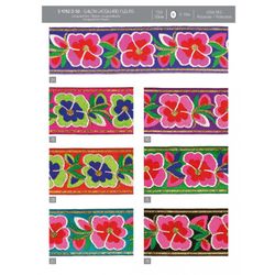 04782 Floral Jacquard Galon, 50mm