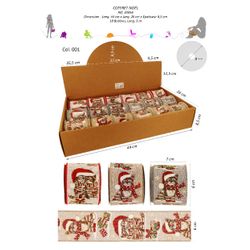 30056 Christmas Ribbon Assortment, 18 pieces