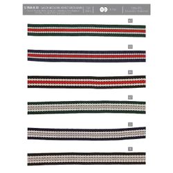 07826 Bi Color Grosgrain with Pattern