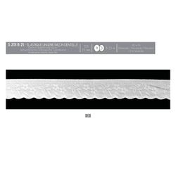 02131 Lingerie Elastic with Flowers, 25mm