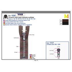 M01117 Metal Zipper Slider