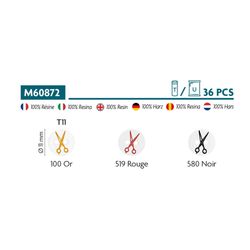 M60872 2-Hole Scissors Button