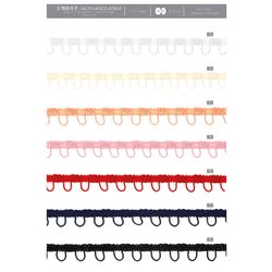 07820 Elastic Button Loop Trim, 17mm