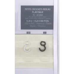 00021 Curtain Hooks, 1,000 pcs