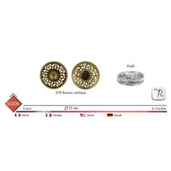 COM50206 Bronze Metal Snap