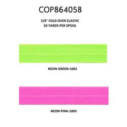 COP864058 5/8& Foldover Elastic
