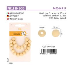 M03649 Wooden Beads