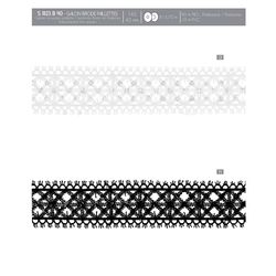 11123 Embroidered Galon Trim with Sequins