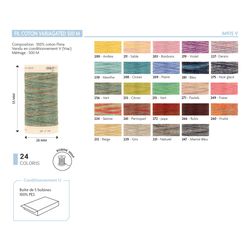 M00915 Variegated Pima Cotton Thread, 500m