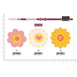 M16587 Bright Flower Applique
