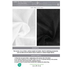 50052 Iron-on Interfacing, Unwoven & Thick