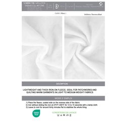 50055 Iron-on Fleece Interfacing, Thick