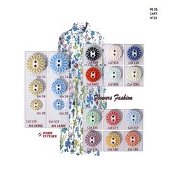 B14302 Flower Button with 2-Holes