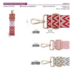 M06943 Adjustable Strap with Swivel Clips