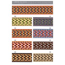 01143 Multicolor Chevron Webbing
