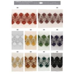 11141 Beaded Galon on Tulle with Sequins