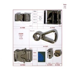 B0P029 Metal Cord Clamp