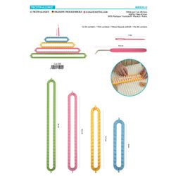 M00214 Elongated Knitting Loom Set