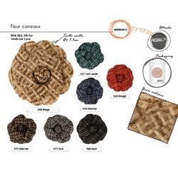 M08930 Flower Brooch