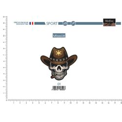 M16608 Sheriff Skull