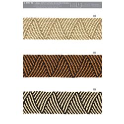 01147 Bi-Color Stretch, Natural Look Webbing.  50mm 100% Polypropylene