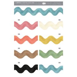 01204 Mottled Ric Rac, 33mm