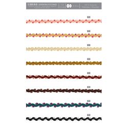 01205 Decorative Scalloped Ric Rac, 10mm